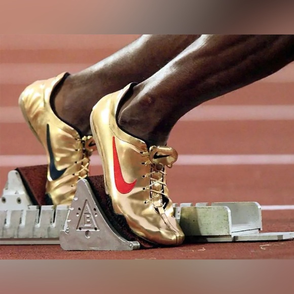 Nike Michael Johnson’s Golden Shoes - Picture 1 of 6
